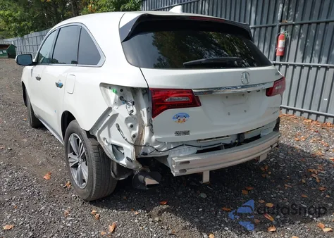 2019 Acura Mdx Standard z USA, uszkodzony, nr VIN 5J8YD4H32KL026065